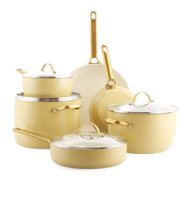 Greenpan Padova Reserve Sunshine 10 Parça Tencere Seti