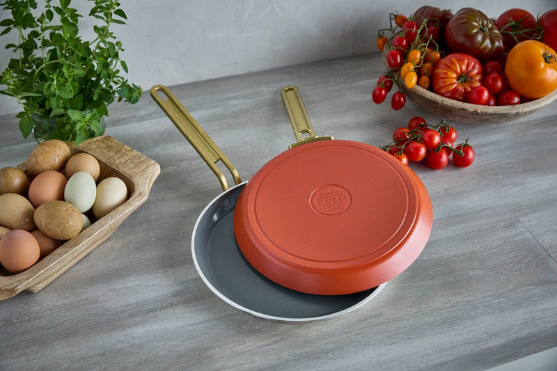 GreenPan x Stanley Tucci 25 cm Krep/Pankek Tavası – Turuncu