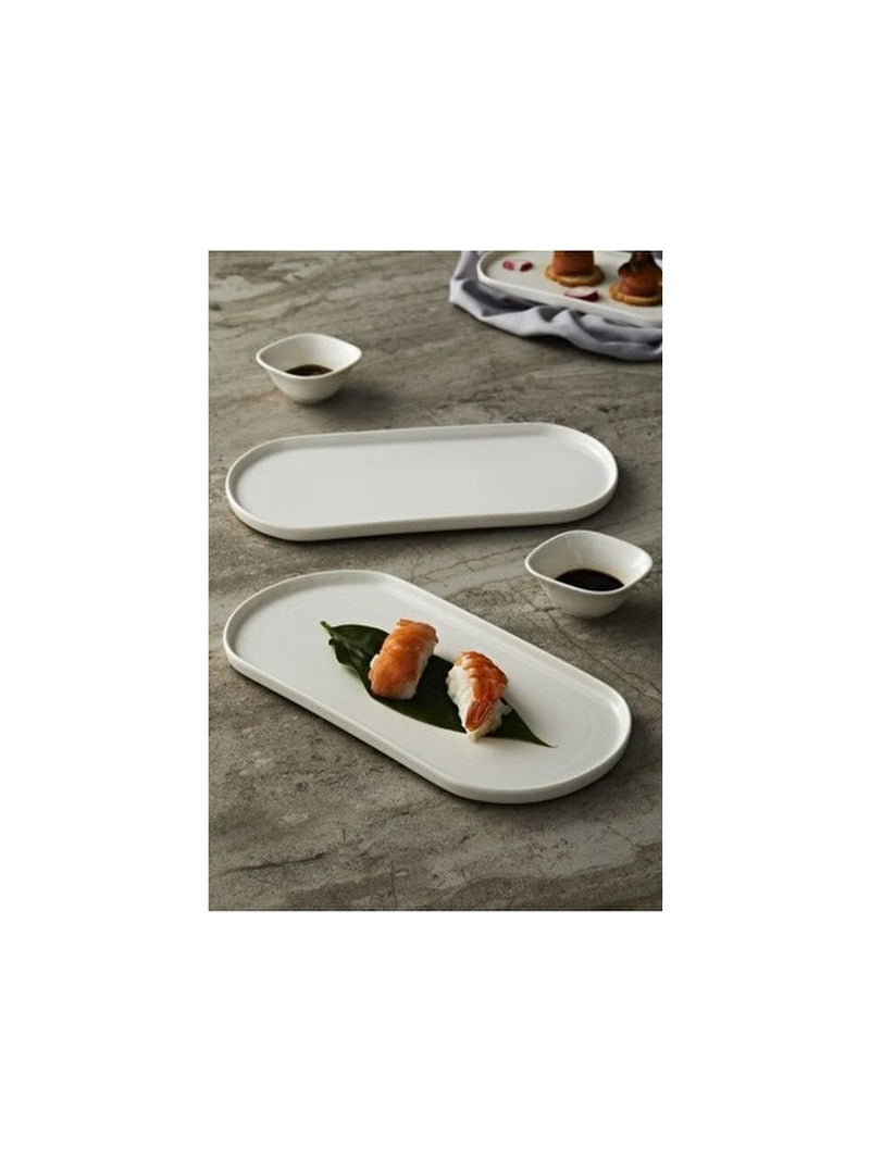 Be Original Pera Porselen Oval Sunum Tabağı 27 cm 2'li