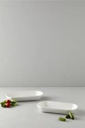 Be Original Pera Porselen Derin Oval Sunum Tabağı 29 cm 2'li