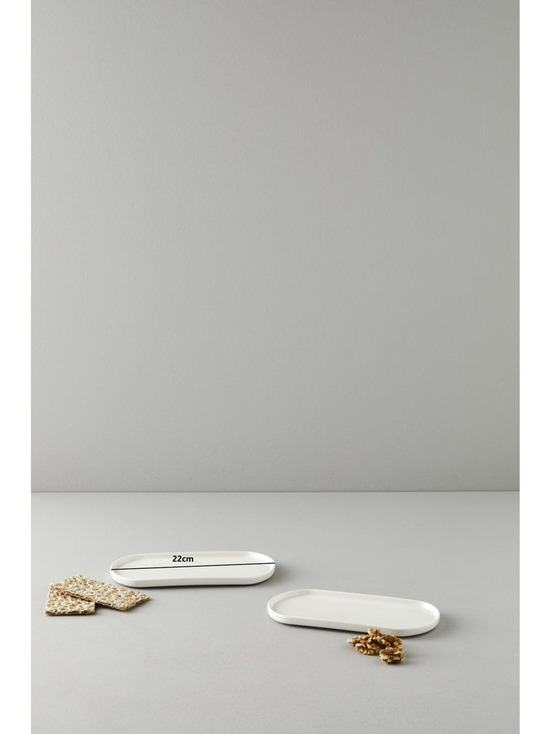 Be Original Pera 22CM 2'li Porselen Oval Sunum Tabağı