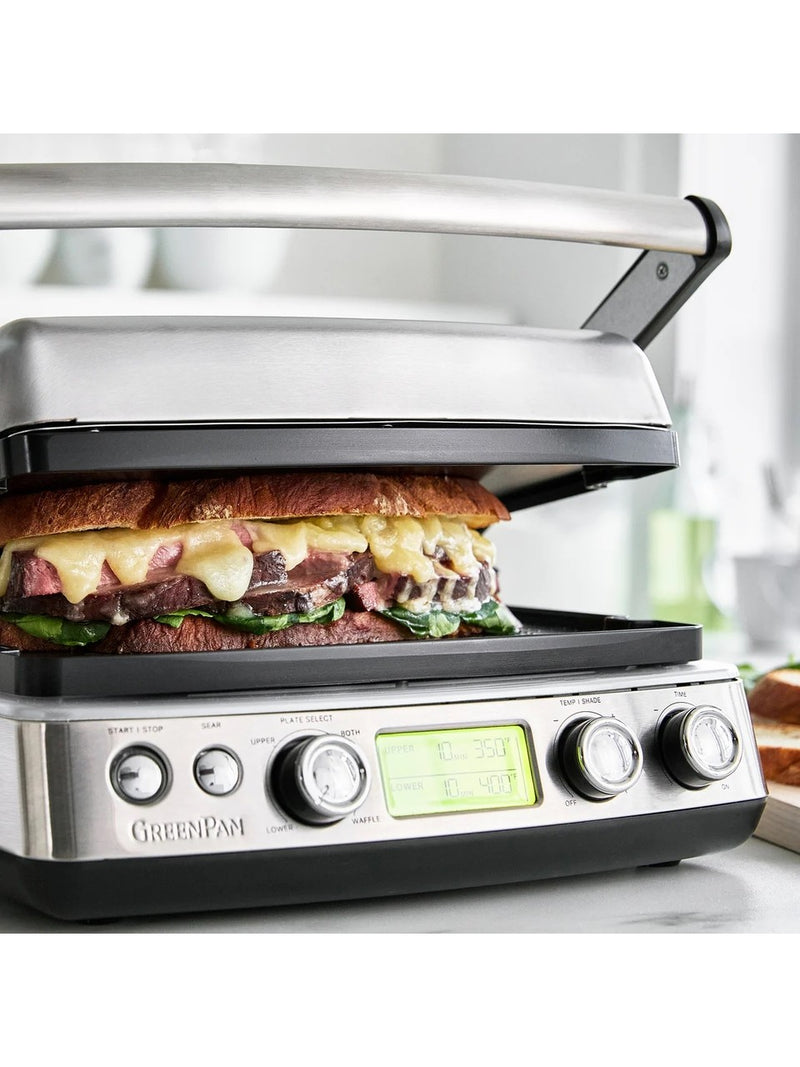 Greenpan Elite Thermolon Seramik Yüzeyli Çelik  Grill Tost Makinesi