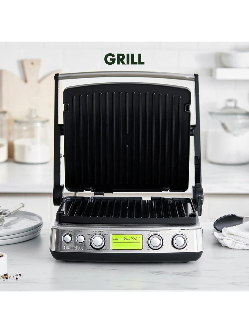 Greenpan Elite Thermolon Seramik Yüzeyli Çelik  Grill Tost Makinesi