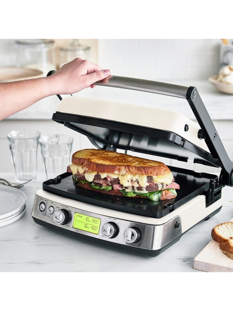 Greenpan Elite Thermolon Seramik Yüzeyli  Grill Tost Makinesi Krem