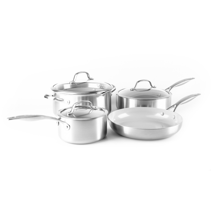GreenPan Venice Pro Evershine 3PLY 7 Parça Pişirme Seti