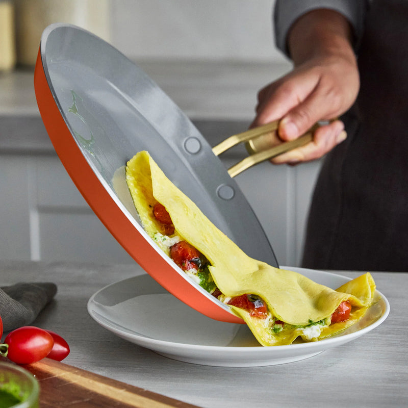 GreenPan x Stanley Tucci 25 cm Krep/Pankek Tavası – Turuncu