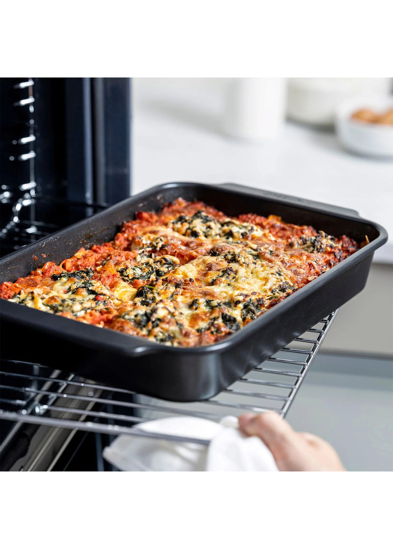 GreenPan Thermolon™ Yüzey Fırın Tepsisi 33 x 22,5 cm | PFAS İçermeyen Yüzey | Karbon Çelik | 230°C Fırın Dayanımı | Siyah