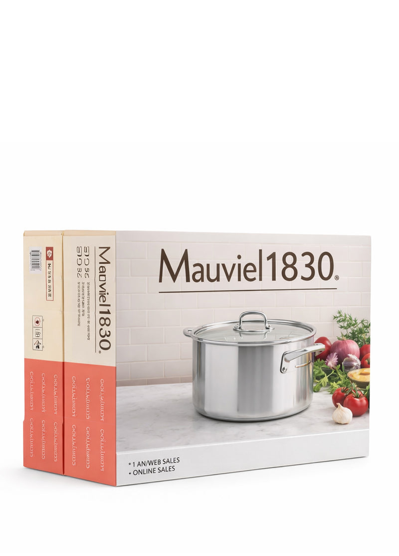 GreenPan x Mauviel La Collection Limited Edition 24 cm 3-Ply Paslanmaz Çelik Derin Tencere (5,7 L)