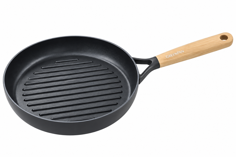 GreenPan Eco Smart Shape 28 cm Izgara Tavası | Thermolon™ Seramik Yüzey | PFAS, PFOA ve PTFE İçermez |