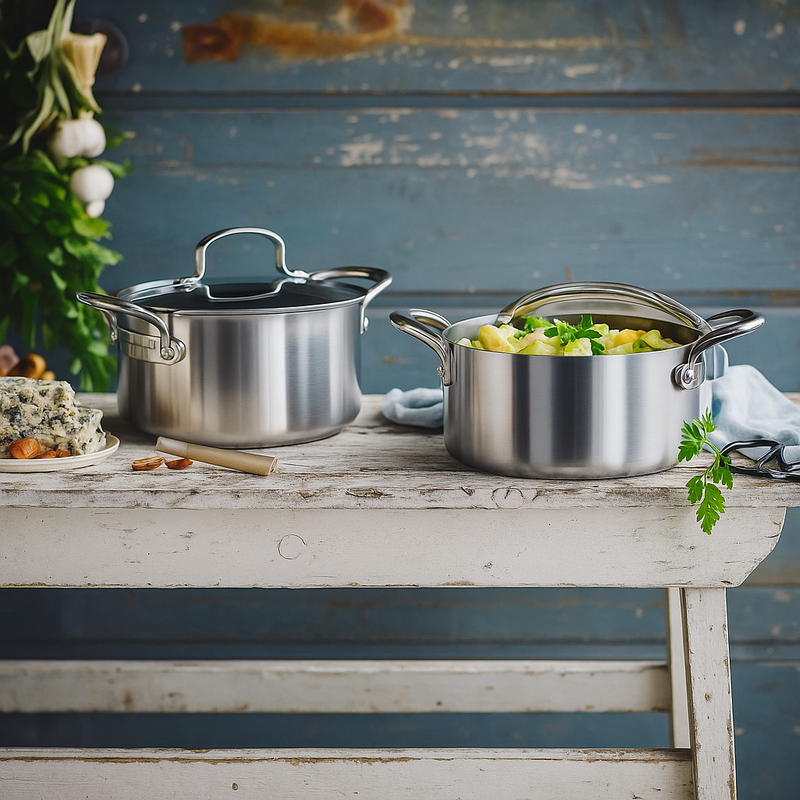 GreenPan Barcelona Evershine 3PLY 18 cm Derin Tencere | Thermolon™ Seramik Yüzey | PFAS, PFOA ve PTFE İçermez | 3 Katmanlı Paslanmaz Çelik | Cam Kapaklı | İndüksiyon Uyumlu | 220°C Fırın Dayanımı