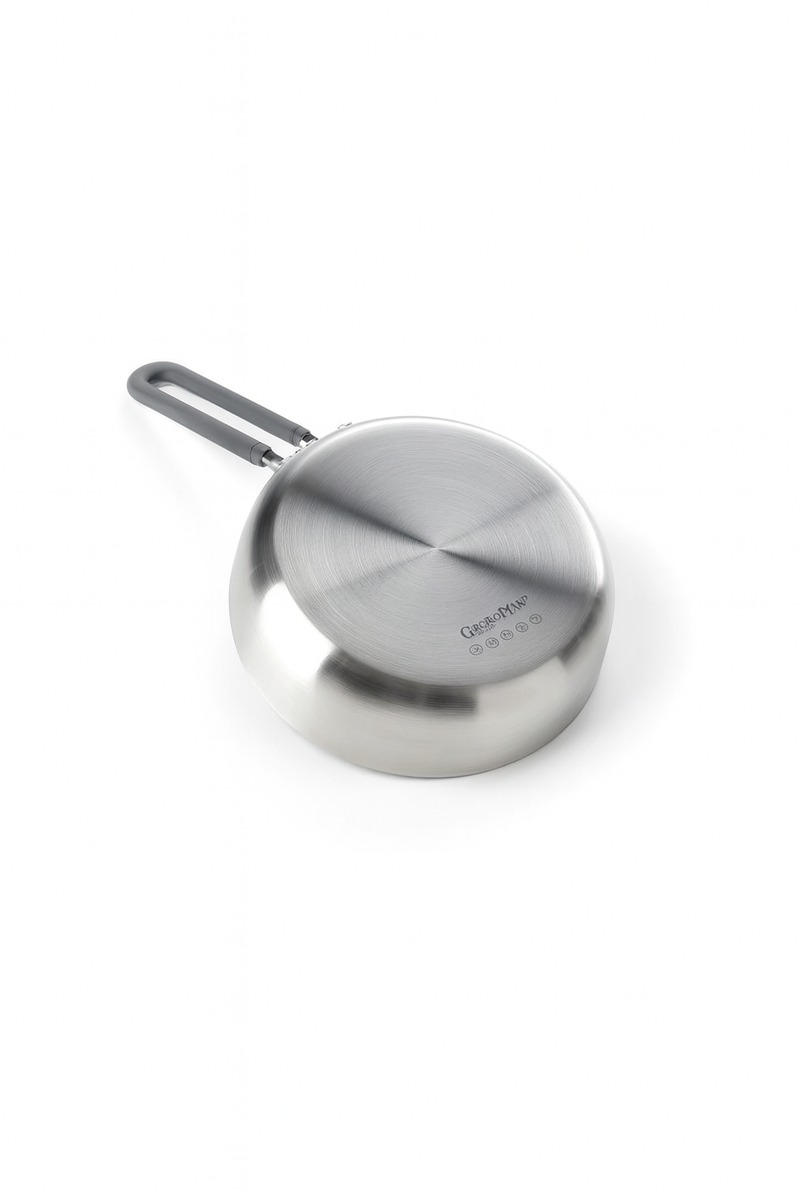 GreenPan Midi Pan 14 cm Çelik Tava | Paslanmaz Çelik Gövde | Elmas Güçlendirmeli Thermolon™ Seramik Yüzey | İndüksiyon Uyumlu | 220°C Fırın Dayanımı | Silikon Kaplamalı Sap