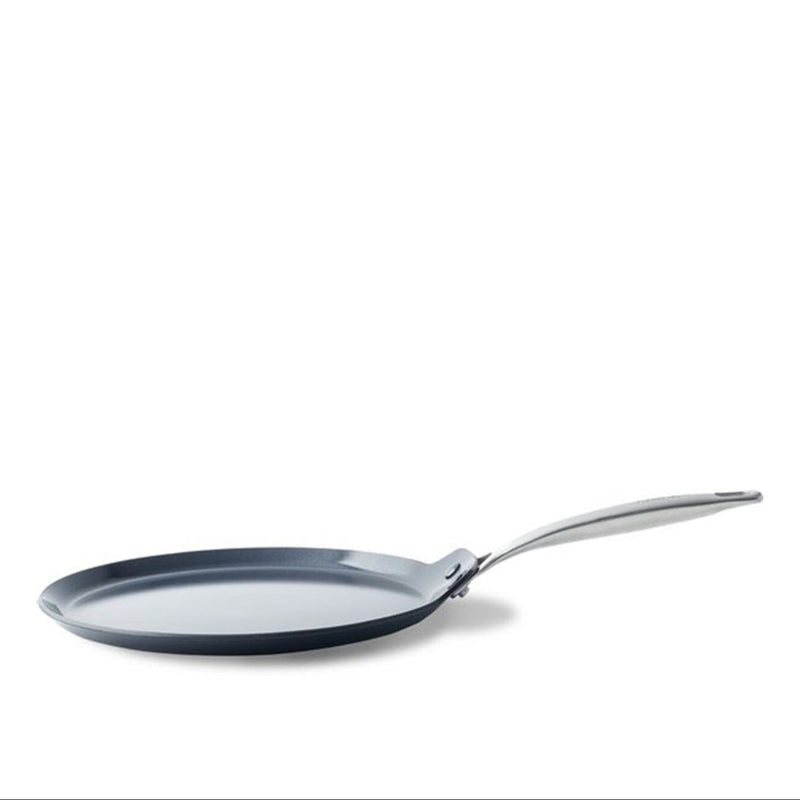 GreenPan Copenhagen 28 cm Pankek Tava | Elmaslarla Güçlendirilmiş Thermolon™ Seramik Yüzey | PFAS İçermez | %25 Daha Geniş Pişirme Alanı | Anodize Gövde | Paslanmaz Çelik Sap | 220°C Fırın Dayanımı | İndüksiyon Uyumlu