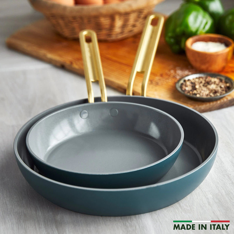 GreenPan Stanley Tucci™ Thermolon™ 9G 2’li Tava Seti – Venedik Mavisi