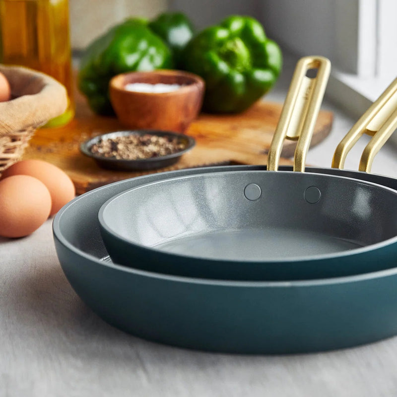 GreenPan Stanley Tucci™ Thermolon™ 9G 2’li Tava Seti – Venedik Mavisi