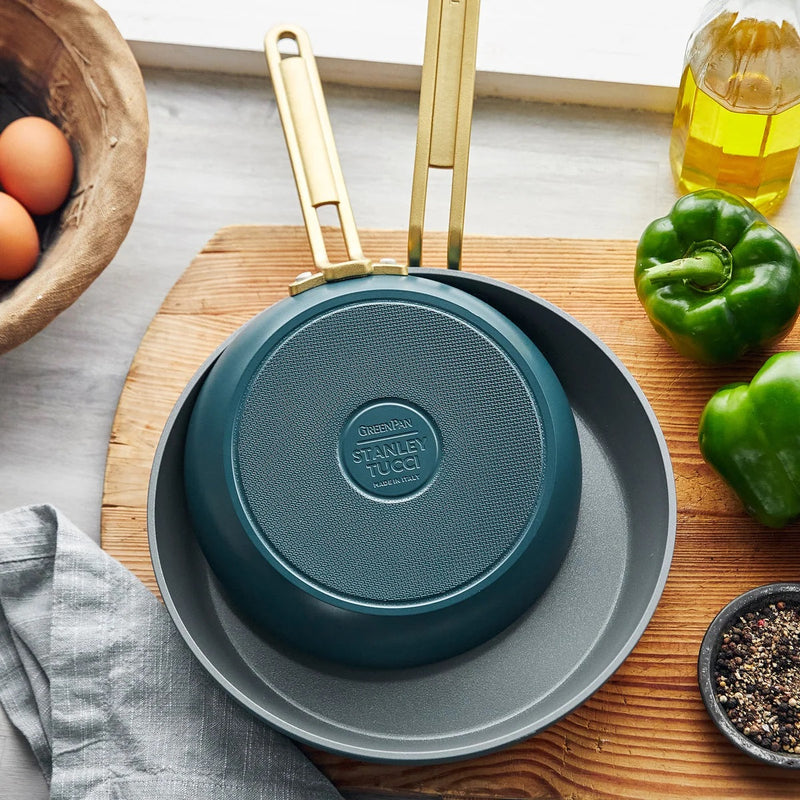 GreenPan Stanley Tucci™ Thermolon™ 9G 2’li Tava Seti – Venedik Mavisi