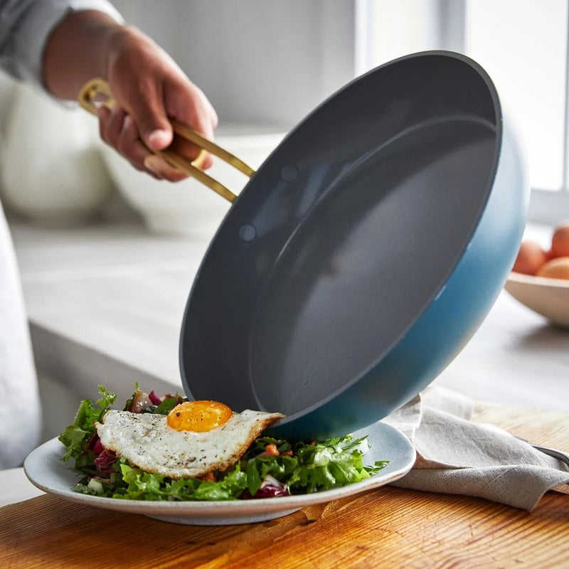 GreenPan Stanley Tucci™ Thermolon™ 9G 11 Parça Tencere & Tava Seti – Venedik Mavisi