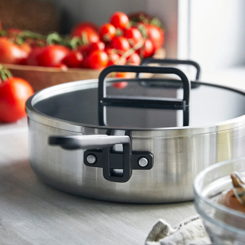GreenPan Stanley Tucci™ Thermolon™ Infinite8 11 Parça Tencere & Tava Seti – Paslanmaz Çelik