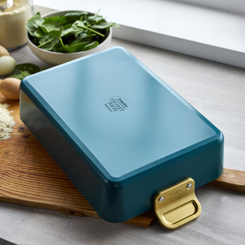 GreenPan Stanley Tucci™ Thermolon™ Yüzey 34 cm Lasanya Tepsisi – Turkuaz