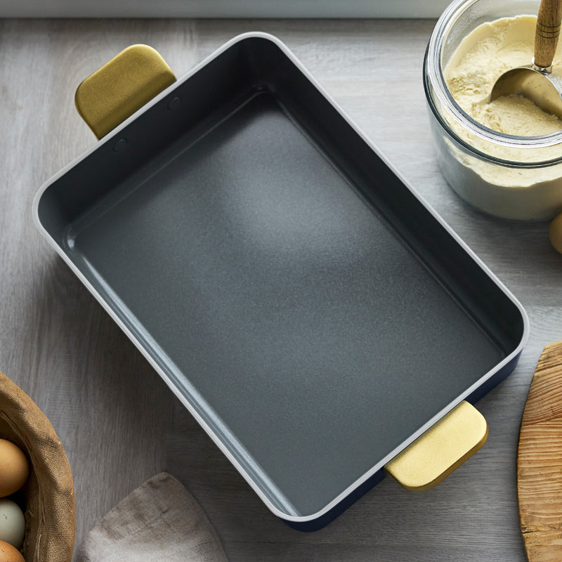 GreenPan Stanley Tucci™ Thermolon™ Yüzey 34 cm Lasanya Tepsisi – Marino Mavi