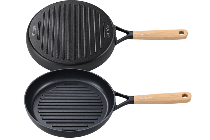 GreenPan Eco Smart Shape 28 cm Izgara Tavası | Thermolon™ Seramik Yüzey | PFAS, PFOA ve PTFE İçermez |