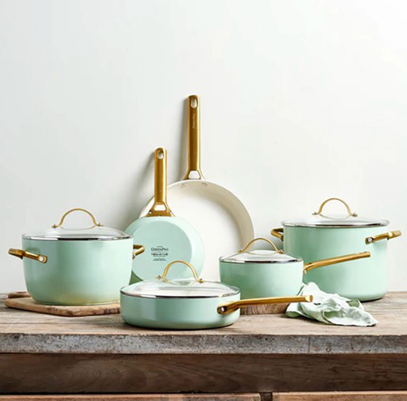 Greenpan Padova Reserve Mint 10 Parça Tencere Seti