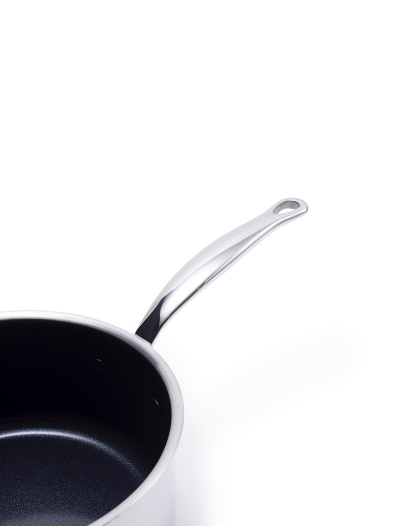 GreenPan Premiere 3PLY 16 cm Sosluk | Thermolon™ Seramik Yüzey | PFAS İçermez | 3 Katmanlı Paslanmaz Çelik | Evershine™ Teknolojisi | İndüksiyon Uyumlu | 220°C Fırın Dayanımı