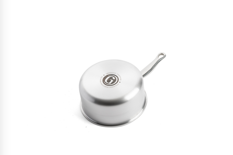 GreenPan Premiere 3PLY 16 cm Sosluk | Thermolon™ Seramik Yüzey | PFAS İçermez | 3 Katmanlı Paslanmaz Çelik | Evershine™ Teknolojisi | İndüksiyon Uyumlu | 220°C Fırın Dayanımı
