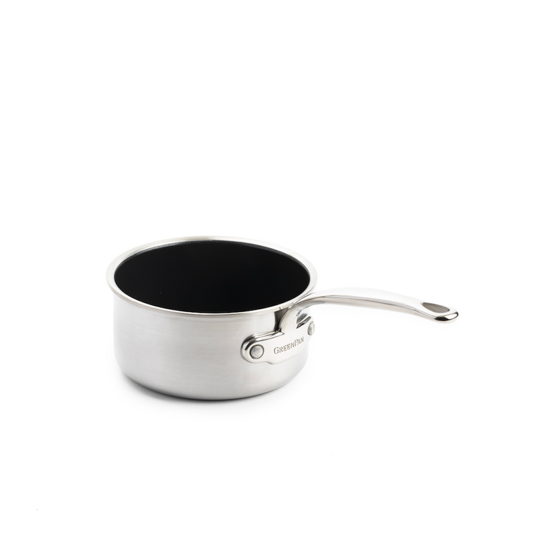 GreenPan Premiere 3PLY 16 cm Sosluk | Thermolon™ Seramik Yüzey | PFAS İçermez | 3 Katmanlı Paslanmaz Çelik | Evershine™ Teknolojisi | İndüksiyon Uyumlu | 220°C Fırın Dayanımı
