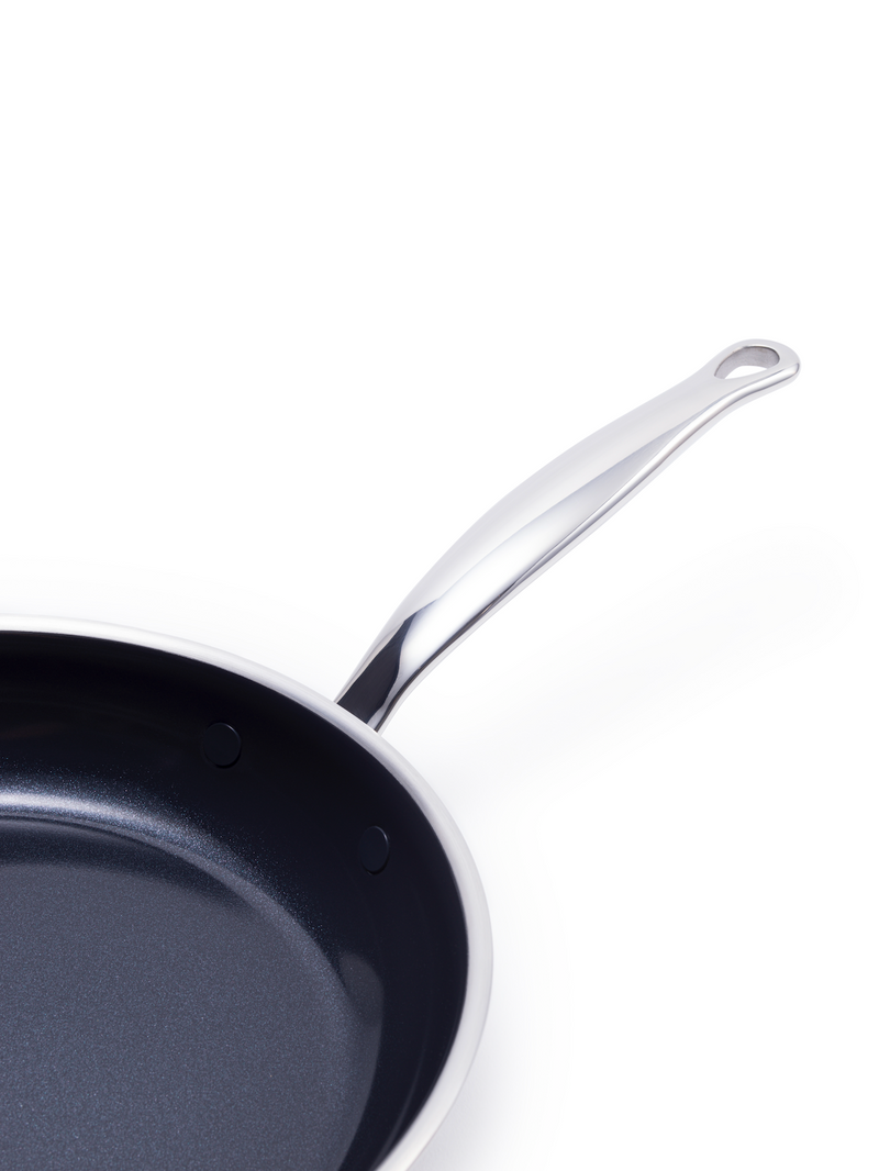 GreenPan Premiere 3PLY 24 cm Tava | Thermolon™ Seramik Yüzey | PFAS İçermez | 3 Katmanlı Paslanmaz Çelik | Evershine™ Teknolojisi | İndüksiyon Uyumlu | 220°C Fırın Dayanımı