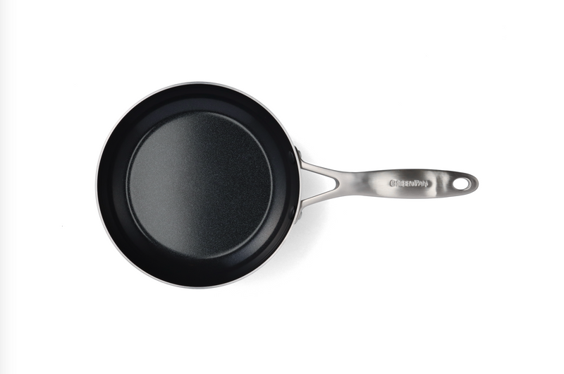 GreenPan Geneva 3PLY 20 cm Tava | Elmaslarla Zenginleştirilmiş Thermolon™ Seramik Yüzey | PFAS İçermez | 3 Katmanlı Paslanmaz Çelik | İndüksiyon Uyumlu | 220°C Fırın Dayanımı