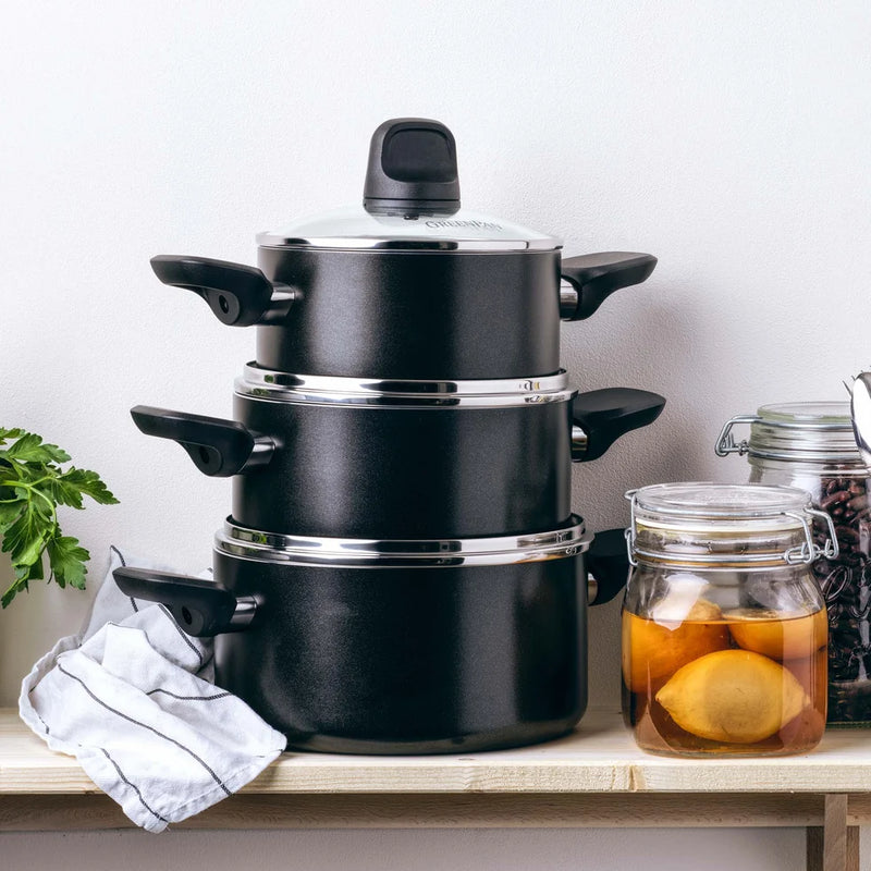GreenPan Memphis 6 Parça Tencere Seti – Thermolon™ Seramik Yüzey | PFAS, PFOA ve PTFE İçermez | İndüksiyon Uyumlu |