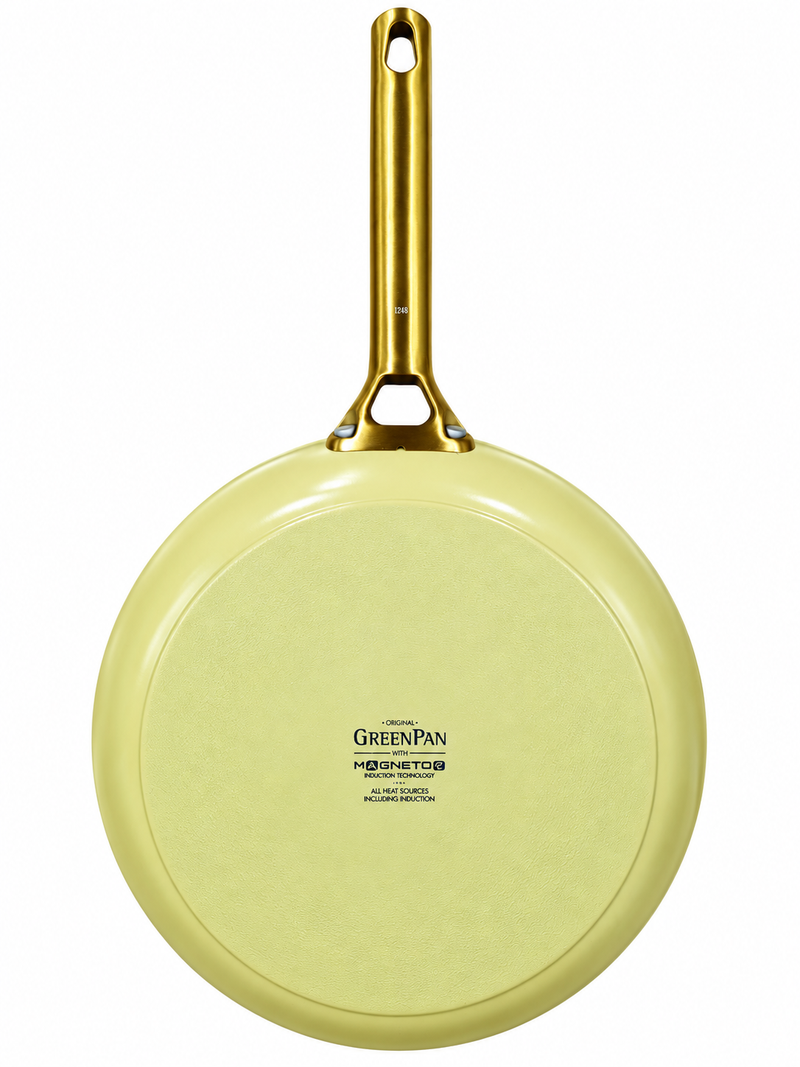 GreenPan Padova Reserve Sunshine Yellow 28 cm Tava Thermolon™ Seramik Yüzey | PFAS, PFOA ve PTFE İçermez | İndüksiyon Uyumlu |