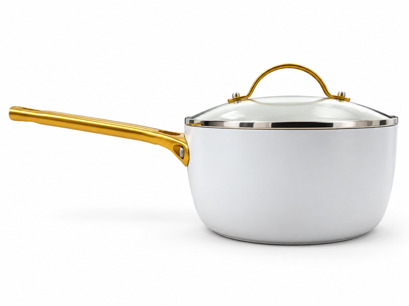 GreenPan Padova Açık Mavi 20 cm Kapaklı Derin & Sos Tenceresi Thermolon™ Seramik Yüzey | PFAS, PFOA ve PTFE İçermez | İndüksiyon Uyumlu |