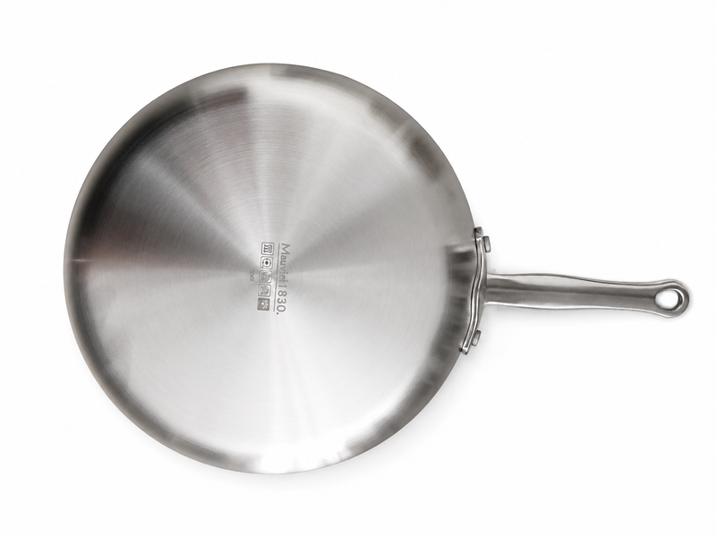 GreenPan x Mauviel 3-Ply Paslanmaz Çelik 3’lü Tava Seti 20-24-28 cm Thermolon Seramik Yüzey