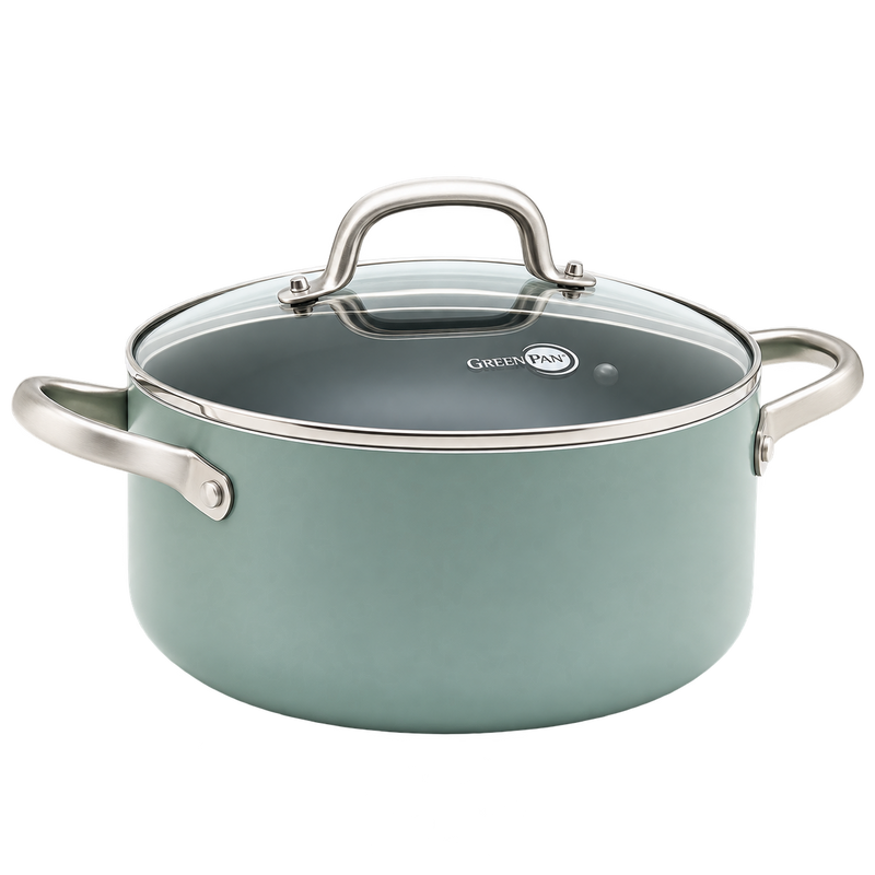 GreenPan Mayflower 24 cm Derin Tencere 5,7 L | Thermolon™ Seramik, İndüksiyon Uyumlu