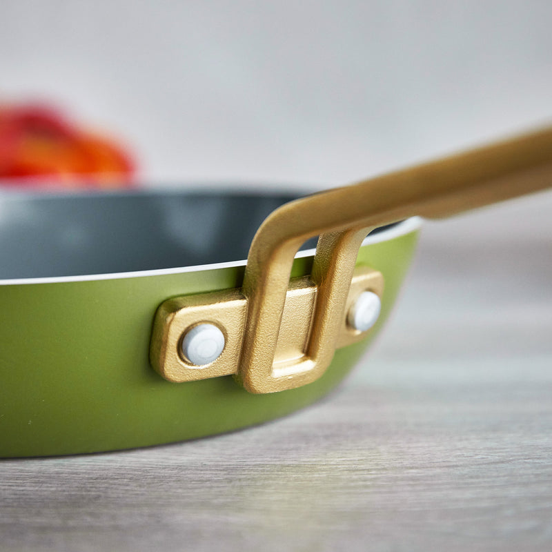 GreenPan Stanley Tucci™ Thermolon™ 9G 11 Parça Tencere & Tava Seti – Zeytin Yeşili