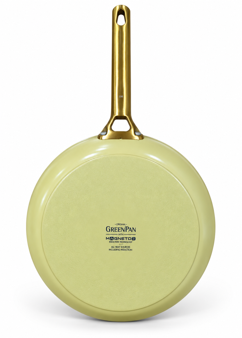 GreenPan Padova Reserve Sunshine Yellow 20 cm Tava Thermolon™ Seramik Yüzey | PFAS, PFOA ve PTFE İçermez | İndüksiyon Uyumlu |