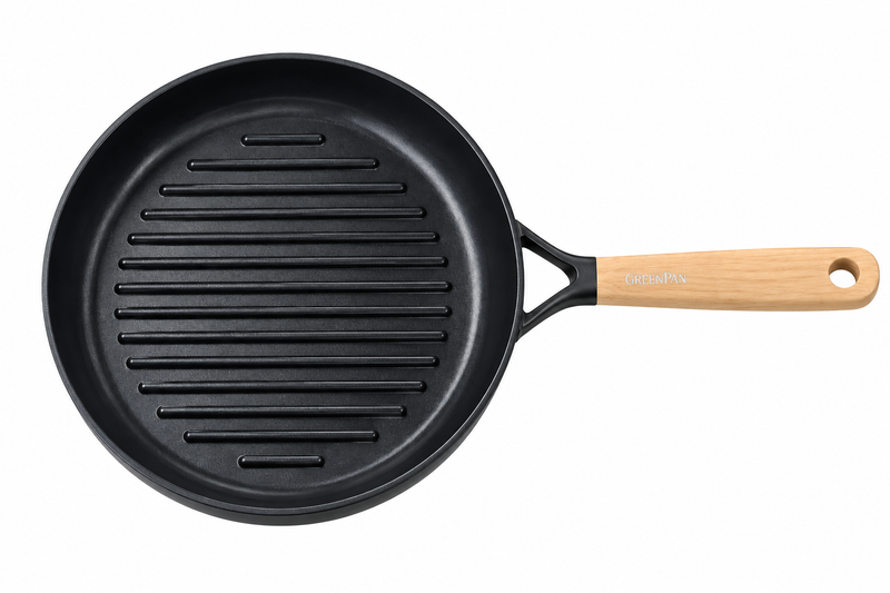GreenPan Eco Smart Shape 28 cm Izgara Tavası | Thermolon™ Seramik Yüzey | PFAS, PFOA ve PTFE İçermez |