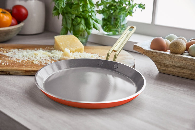 GreenPan x Stanley Tucci 25 cm Krep/Pankek Tavası – Turuncu