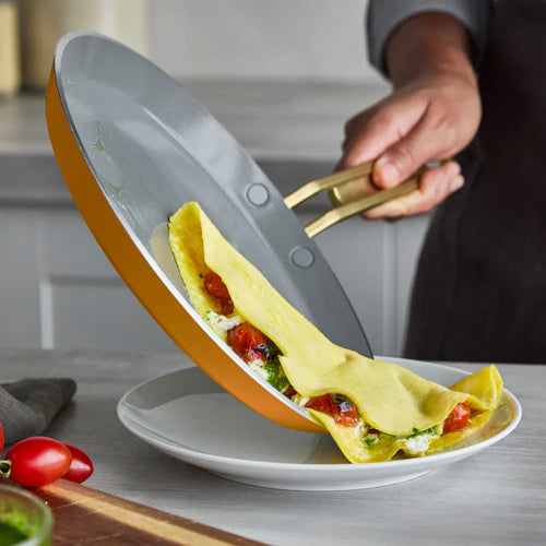 GreenPan x Stanley Tucci 25 cm Pankek & Krep Tavası – Ayçiçeği Sarısı