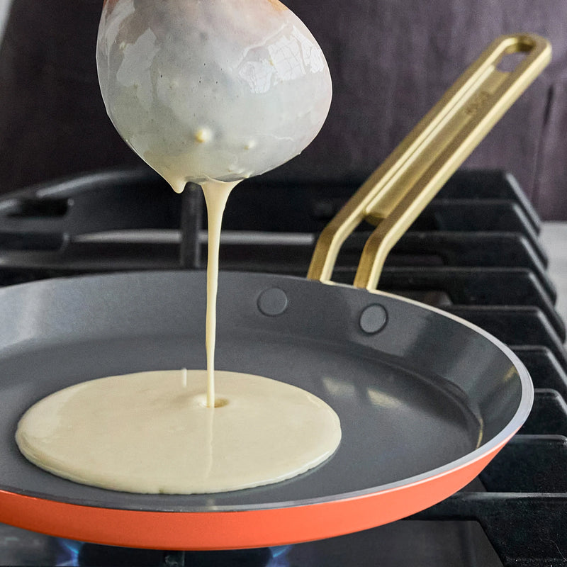 GreenPan x Stanley Tucci 25 cm Krep/Pankek Tavası – Turuncu