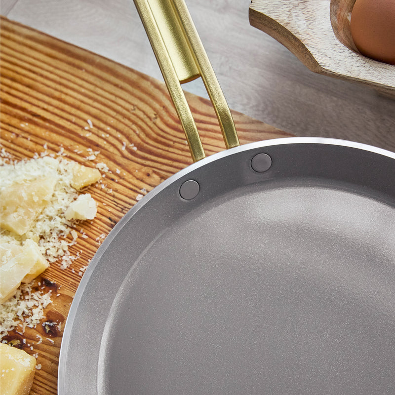 GreenPan x Stanley Tucci 25 cm Krep/Pankek Tavası – Turuncu