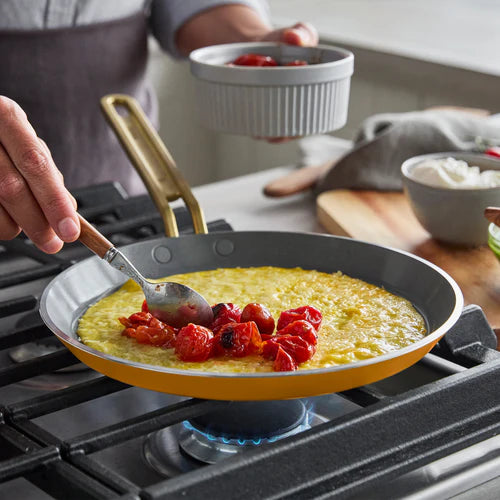 GreenPan x Stanley Tucci 25 cm Pankek & Krep Tavası – Ayçiçeği Sarısı