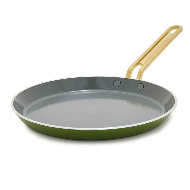 GreenPan x Stanley Tucci 25 cm Krep/Pankek Tavası – Zeytin Yeşili