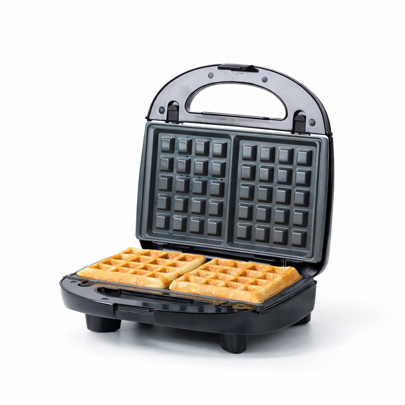 GreenPan GreenLife Thermolon™ Seramik Yüzeyli 3’ü 1 Arada Tost, Waffle ve Sandviç Makinesi Siyah