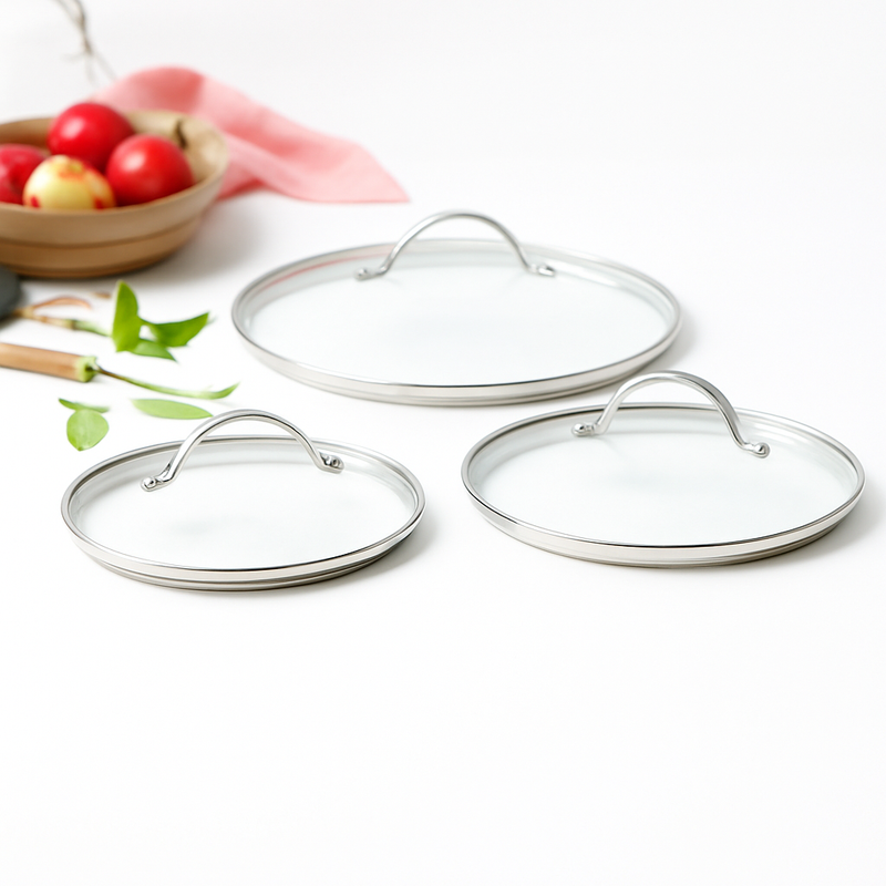 GreenPan 26 cm Evrensel Temperli Cam Kapak | Paslanmaz Çelik Sap | 220°C Fırın Uyumlu | 26 cm Tencere ve Tavalarla Uyumlu Cam Kapak