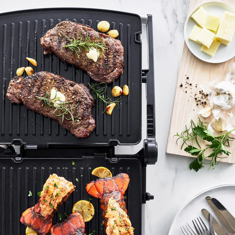 Greenpan Elite Grill Tost Makinesi Çelik + Waffle Plakası Seti