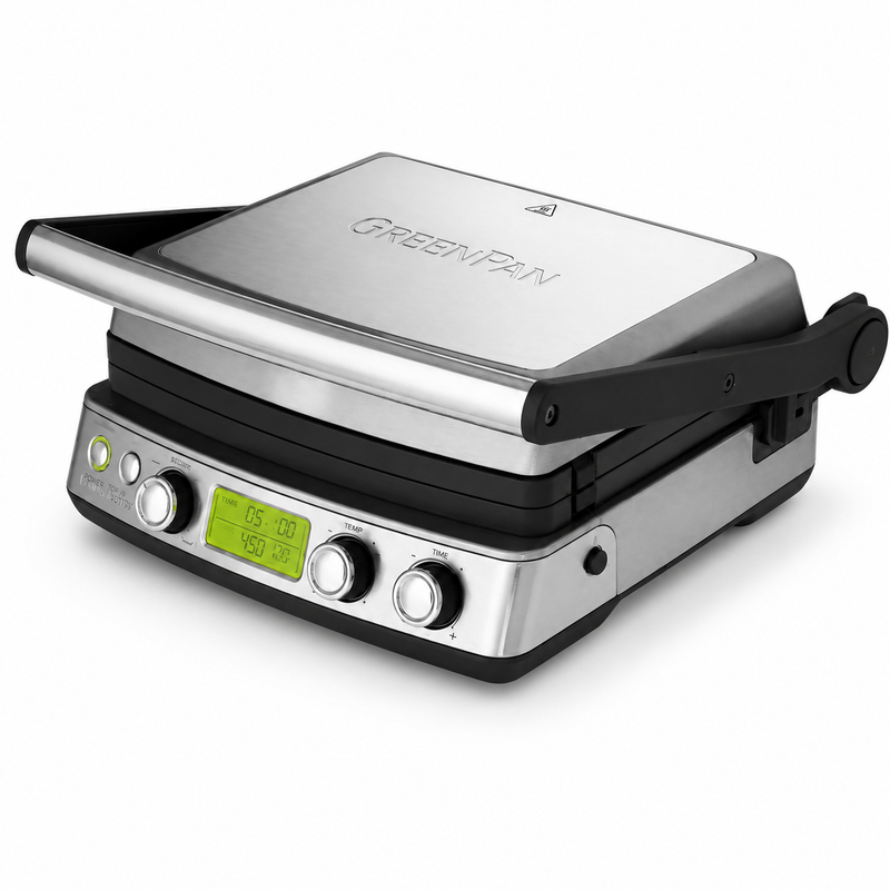 Greenpan Elite Grill Tost Makinesi Çelik + Waffle Plakası Seti