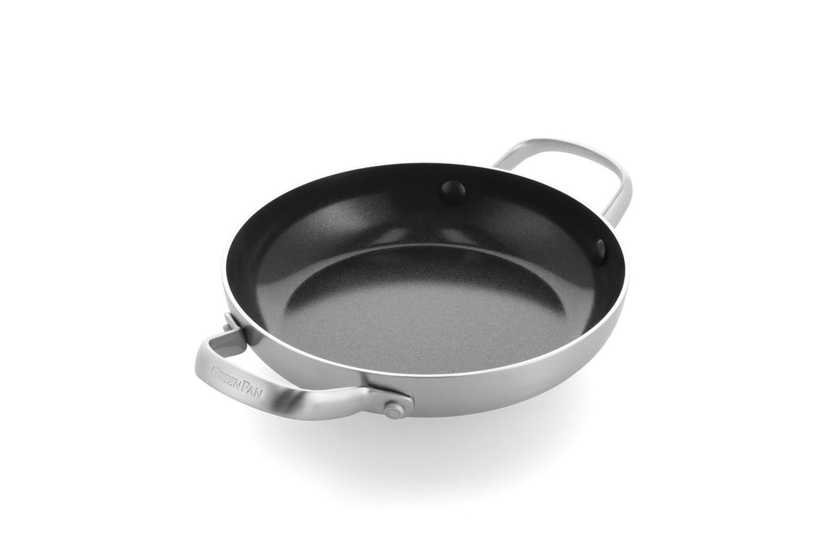 Geneva 20 cm Paslanmaz Çelik Sahan | PFAS-FREE Thermolon™ Seramik