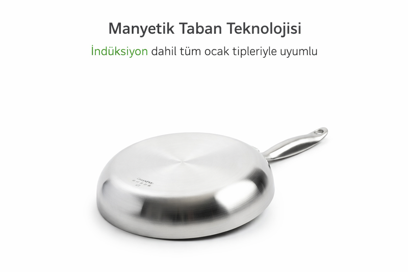 GreenPan Geneva 3'lü Çelik Tava Seti